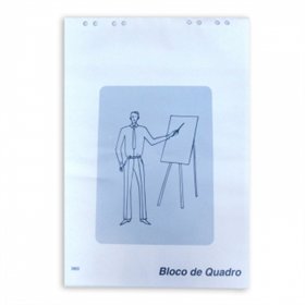 Bloco Papel Conferência 65x90cm 70g 50Fls