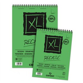 Bloco Espiralado Canson XL Recycle A4 160g 50Fls