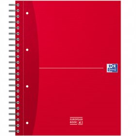 Caderno Espiral A5 Quadriculado Oxford European Book 1un