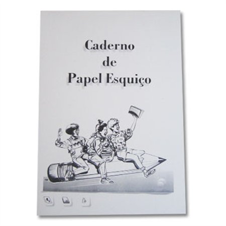 Papel Vegetal A4 35g Esquiço Caderno 80Fls