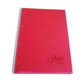 Caderno Espiral A4 Quadriculado PP Sortido 7575 1un