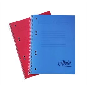 Caderno Espiral A5 Quadriculado Platanus Sortido 100Fls 1un