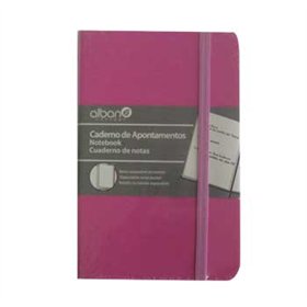 Bloco Notas Liso 14x9cm Rosa 96Fls