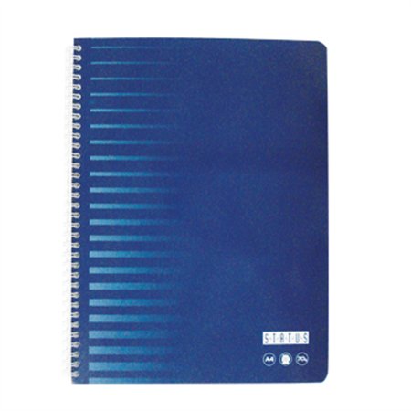 Caderno Espiral A4 Liso Azul European 80Fls 1un