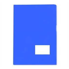 Classificador A4 Bolsa Interior Visor Etiqueta Azul