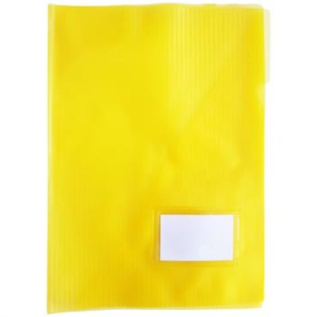 Classificador A4 Bolsa Interior Visor Etiqueta Amarelo