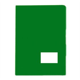 Classificador A4 Bolsa Interior Visor Etiqueta Verde