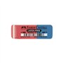 Borracha Vermelho/Azul Mista Faber-Castell (Sem PVC)