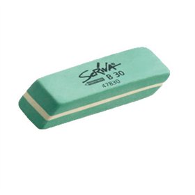 Borracha Verde 57x20x10 Scriva B30 (Sem PVC)