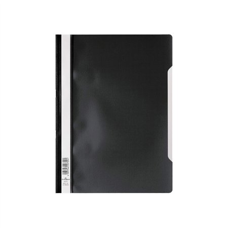 Classificador Capa Transparente Preto Durable 257301 1un