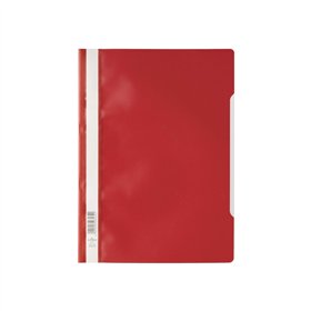 Classificador Capa Transparente Vermelho Durable 257303 1un