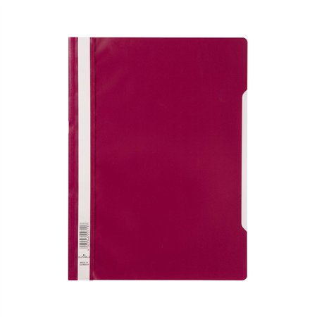 Classificador Capa Transparente Carmesim Durable 257335 1un