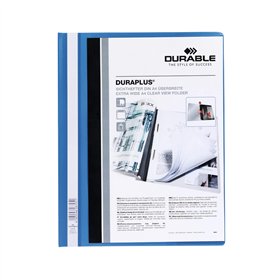 Classificador Capa Transparente Azul A4+ Durable Duraplus