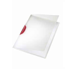 Classificador Clip Lateral Leitz Color Clip Vermelho