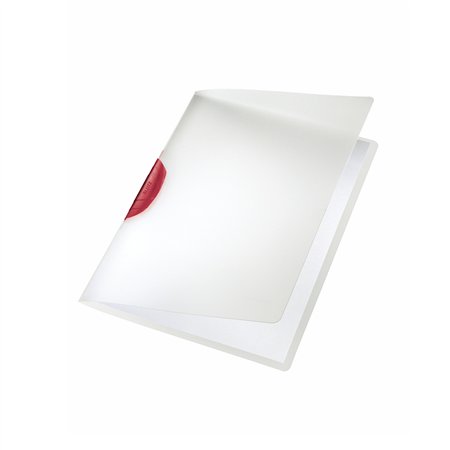 Classificador Clip Lateral Leitz Color Clip Vermelho