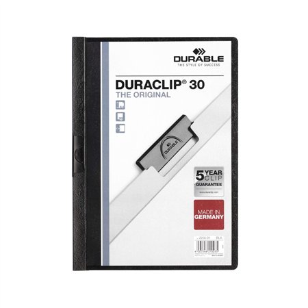 Classificador Clip Lateral Durable 2200 Preto