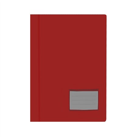 Classificador Capa Opaca c/Etiqueta Roma263 Vermelho 1un