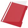 Classificador Capa Transparente Vermelho Leitz 4191 25un