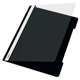 Classificador Capa Transparente Preto Leitz 4191 25un