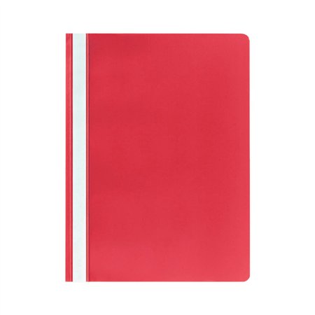 Classificador Capa Transparente Vermelho 10un