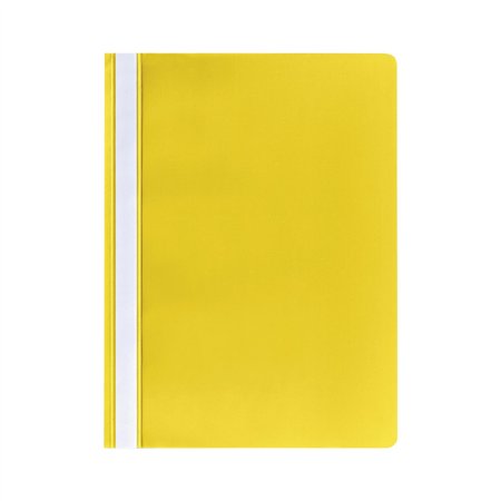 Classificador Capa Transparente Amarelo 10un