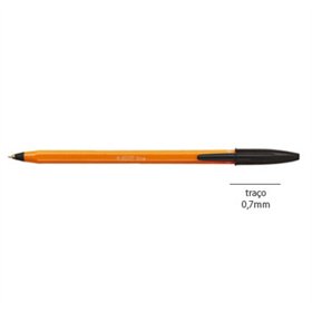 Esferográfica BIC Orange Ball Point Fine Preto 0,8mm 20un
