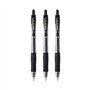 Esferográfica Gel Pilot G-2 Retrátil Preto 0,7mm 3un