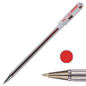Esferográfica Pentel BK 77 Vermelho 0,7mm 12un