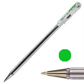 Esferográfica Pentel BK 77 Verde 0,7mm 12un