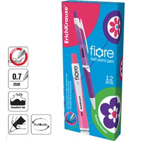 Esferográfica EK Fiore Retrátil 0,7mm 12un
