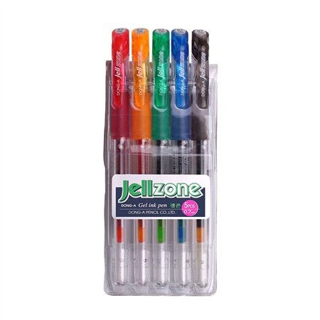Esferográfica Gel Dong-A Jell-Zone 5 Cores 0,7mm 5un