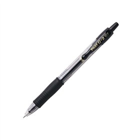 Esferográfica Gel Pilot G-2 Retrátil Preto 0,7mm 1un