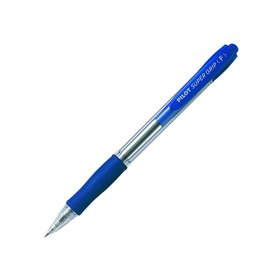 Esferográfica Pilot Super Grip F Retrátil Azul 0,7mm 1un