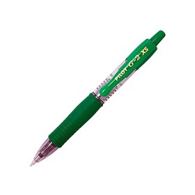 Esferográfica Gel Pilot G-2 Pixie Mini Retrátil Verde 0,7mm
