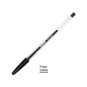 Esferográfica Epene EP01-0108 Ball Point Preto 1mm 1un