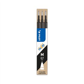 Recarga Gel Pilot Frixion Ball Clicker Preto 0,7mm 3un
