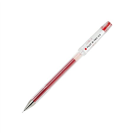 Esferográfica Gel Pilot G-TEC-C4 Vermelho 0,4mm 1un