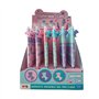 Esferográfica Gel Pet Apagável Azul 0,4mm Corpo Sortido 1un