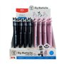Esferográfica Gel Mustache Apagável Azul 0,5mm Sortido 1un