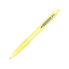 Esferográfica Z-Grip Smooth Azul 1mm Corpo Amarelo Pastel 1u