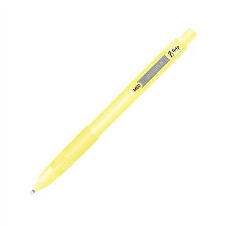 Esferográfica Z-Grip Smooth Azul 1mm Corpo Amarelo Pastel 1u