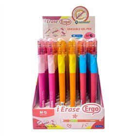 Esferográfica Gel Ergo Girls Apagável Azul 0,7mm Sortido 1un