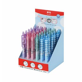 Esferográfica Gel POP Kitty Apagável Azul 0,5mm Sortido 1un