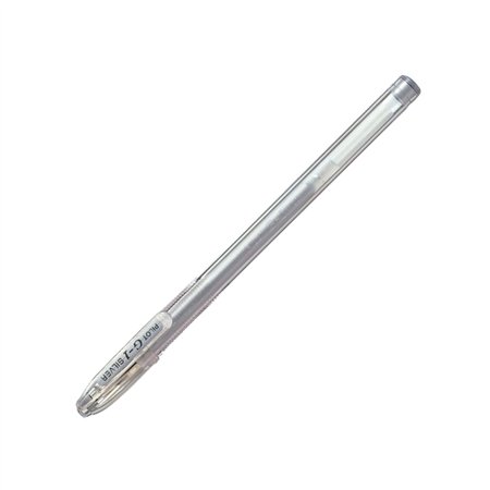 Esferográfica Gel Pilot G1 M Prateado 0,7mm 1un