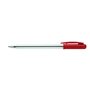 Esferográfica Tratto Ball Point Vermelho 1mm 50un