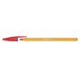 Esferográfica BIC Orange Ball Point Fine Vermelho 0,8mm 20un