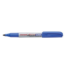 Marcador Médio MonAmi AccuLiner X-Fine Azul 1un