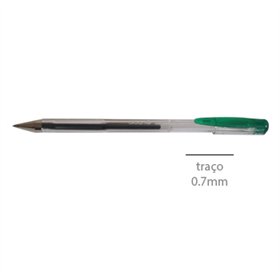 Esferográfica Gel Verde 0,7mm 1un