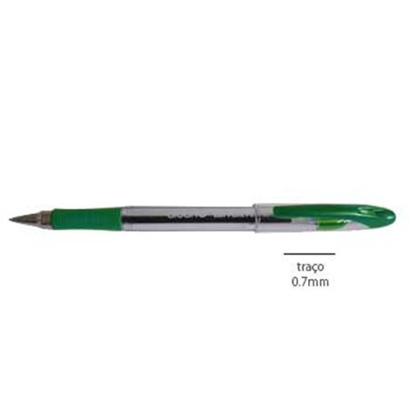 Esferográfica Ball Point Grip Verde 0,7mm 1un