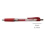 Esferográfica Gel AC1369-03 Retrátil Vermelho 0,7mm 1un